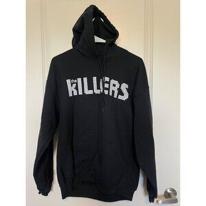 The Killers "Imploding The Mirage" Tour Hoodie Large Black Band Rock Concert
